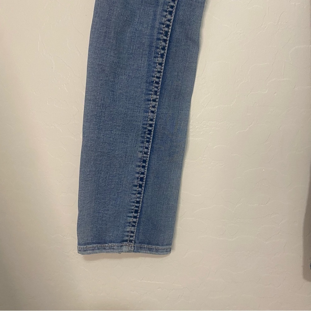 Express Barely Boot Stella Low Rise Medium Wash D… - image 3